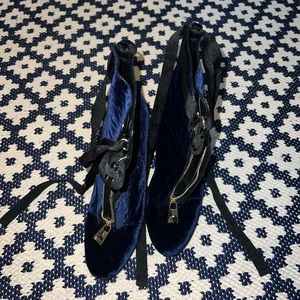 Velvet Booties